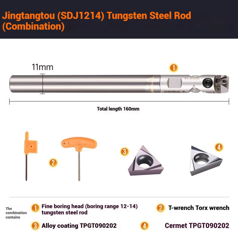 1070-SDJ Fine Boring Tools Fine Boring Heads Adjustable BT40 Fine Boring Tools Set Machining Center Small Bore Fine Boring Tools Shandong Denso Pricision Tools Co.,Ltd.